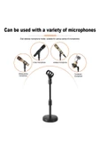 Mikrofon Standı Masaüstü Mikrofon Ayak Yükseklik Ayarlı Mikrofon Tutucu - 6