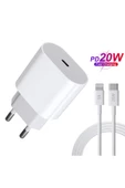 Pro 10.5 Uyumlu HIZLI Şarj Aleti Adaptör 20W Ligtning Şarj Kablosu A1709 - A1701 Uyumlu thumbnail 1