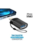 iPhone iPad USB Çevirici Dönüştürücü OTG Lightning - USB 3.0 Aktarıcı - 1