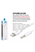iPhone Uyumlu - Araç AUX Kablosu 1 metre thumbnail 2
