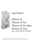 iPhone 15 Uyumlu Hızlı Şarj Kablosu Type-c - 6
