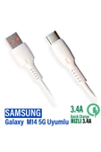 Samsung Galaxy M14 5G Şarj Kablosu 3.4A 20W HIZLI Şarj Aleti Kablosu thumbnail 1