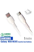 Samsung Galaxy M30 - M30S Şarj Kablosu USB - TYPE-C 3.4A 20w - 1