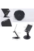 Masaüstü Tablet Standı Büyük Boy Tablet Tutucu Metal - 5