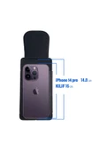iPhone 14 Pro Kılıfı Kemer Kılıf Uyumlu Kemere Takılan Bel Kılıfı thumbnail 2