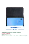 Samsung Galaxy A40 Bele Takılan Kemer Kılıf  Suni Deri Kapaklı Mıknatıslı thumbnail 2