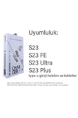 Samsung S23 - S23 FE - S23 Ultra - S23 Plus Şarj Kablosu Type-C Hızlı Şarj thumbnail 3