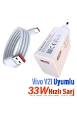 Vivo V21 Şarj Aleti 33W HIZLI Şarj ve 5A Kablosu - 1