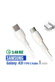 Samsung A31 Şarj Kablosu TYPE-C Hızlı Şarj Uyumlu 3.4A thumbnail 1