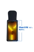 iPhone 13 PRO  Kılıf Kemer Kılıf  Suni Deri Kapaklı Mıknatıslı thumbnail 3
