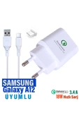 Samsung A12 Şarj Cihazı 18W HIZLI Şarj Adaptör ve Type-C Şarj Kablosu - 1