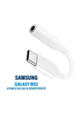 Samsung Galaxy M52 5G Kulaklık AUX Dönüştürcüsü TYPE-C Kulaklık Çevirici AUX Kablo thumbnail 1