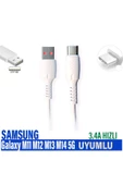 Samsung M11 M12 M13 Şarj Kablosu 3.4A HIZLI USB - TYPE C thumbnail 1