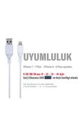 iPhone X  XS  XR  XS MAX Şarj Kablosu  3.4A HIZLI Şarj  Kablosu USB - Ligtning - 2