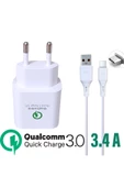 Samsung A04 - A04s Şarj Aleti 18W HIZLI Şarj Adaptörü ve Type-C Kablo - 3