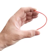 Lolipop Şeker Parti Çubuğu Pipet 2mmx115mm İnce Esnek Boru Kamış Çubuk -100 Lü Paket - 3