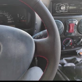 Fiat Doblo 2005-2010 Araca Özel Direksiyon Kılıfı (noktalı Düz) thumbnail 5