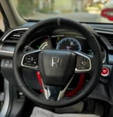 Honda Civic Fc5 Araca Özel Direksiyon Kılıfı (Karbon Nokta GRİ YÜZÜK) - 2
