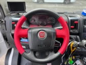 Fiat Ducato Araca Özel Dikmeli Direksiyon Kılıfı 2012-2020 (KIRMIZI KARBON) thumbnail 1