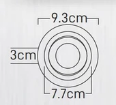 Maxled Sıva Altı GU-10 Duylu Kare Siyah Dekoratif Spot Kasa MX-2048 thumbnail 2