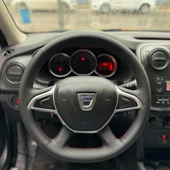 Dacia Duster 2018 2024 Araca Özel Direksiyon Kılıfı (SOFT NOKTA DÜZ) thumbnail 1