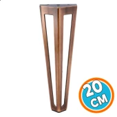 Mobilya Koltuk Konsol Tv Ünite Masa Ayağı Metal Ayakları 20 Cm Antik Bakır thumbnail 1