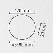 Maxled 18W Yuvarlak Sıva Altı Ayarlanabilir Geçmeli Backlight Led Panel 3000K Günışığı thumbnail 3