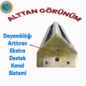 Mobilya Koltuk Baza Puf Kanepe Tv Ünite Masa Ayağı Ayakları Metal Ayak 14 Cm Antik Sarı thumbnail 4