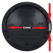 Volkswagen 56mm Yeni Tip Jant Göbeği - 3