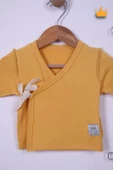 Babyhola Prematüre Serisi 48cm Hastane Çıkışı Kruvaze Üst Patikli Alt Önlük Bere %100 Pamuk 4'lü Takım 22415 - 8