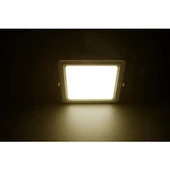 Maxled 12W Siyah Kasa Kare Sıva Altı Led Panel 3000K Günışığı thumbnail 3