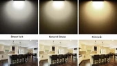 Maxled 12W Siyah Kasa Kare Sıva Altı Led Panel 4000K Ilık Beyaz - 5