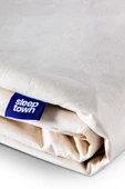 Sleeptown Celia Pamuk Luxury Yıkanabilir Mevsimlik Otel Nevresimi Tek Kişilik Nevresim- Krem - 2