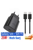 Samsung S20 - S20 FE Şarj Aleti Type-C 25W Hızlı Şarj Cihazı ve 5A Kablo - 1