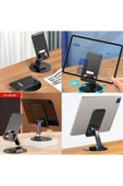Masaüstü Telefon Tutucu 360 Derece Metal Taban Soğutucu Kanallı Tasarım - 3