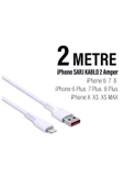 iPhone 7 iPhone 7 Plus 2 metre Şarj Kablosu - 1