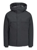 JACK JONES Erkek Softshell Su Geçirmez Kapüşonlu Mont Ceket 12259457 - 6