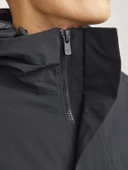 JACK JONES Erkek Softshell Su Geçirmez Kapüşonlu Mont Ceket 12259457 - 4