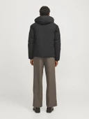 JACK JONES Erkek Softshell Su Geçirmez Kapüşonlu Mont Ceket 12259457 - 4
