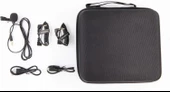 CKMOVA UM100 Kit-2 Ultra Kompakt 3.5mm Çıkışlı 1 Alıcı 2 vericili UHF Kablosuz Yaka Mikrofon Seti - 4