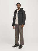 JACK JONES Erkek Softshell Su Geçirmez Kapüşonlu Mont Ceket 12259457 - 3