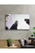AlpiLeo Geometrik Bina Alp Özel Cam Tablo, Ev Ve Ofis Duvar Dekoru thumbnail 2