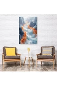 AlpiLeo Ateş Ve Buzun Dansı Alp Özel Cam Tablo Hediyelik Büyük Tablo Ev Ofis Dekoru thumbnail 1