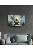 AlpiLeo Venüsün Doğuşu Alp Özel Cam Tablo Yapay Zeka Tablo, Ev Ofis Dekoru thumbnail 2