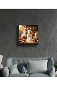 AlpiLeo Minik Şefin Lezzet Atölyesi Alp Özel Cam Tablo Hediyelik Büyük Tablo Ev Ofis Dekoru thumbnail 2