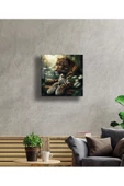 AlpiLeo Gizlenmiş Güzellik Jaguarın Saklı Dünyası Alp Özel Cam Tablo Hediyelik Büyük Tablo Ev Ofis Dekoru thumbnail 2