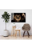 AlpiLeo Aslan Hayvan Alp Özel Cam Tablo 4mm Dayanıklı Temperli Cam thumbnail 2