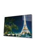 AlpiLeo Eyfel Kulesi Alp Özel Cam Tablo, Ev Ve Ofis Duvar Dekoru Hediyelik Tablo thumbnail 1