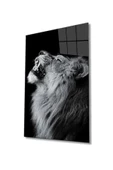 AlpiLeo Aslan Hayvan Temperli Cam Tablo thumbnail 2