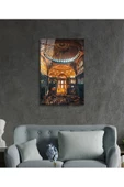 AlpiLeo Ayasofya Camii Motif Dini Islami Alp Özel Cam Tablo Ev Ve Ofis Duvar Dekoru thumbnail 2